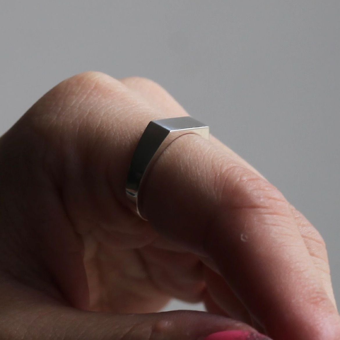 【残り一点】Square Ring_5.1mm(SILVER)