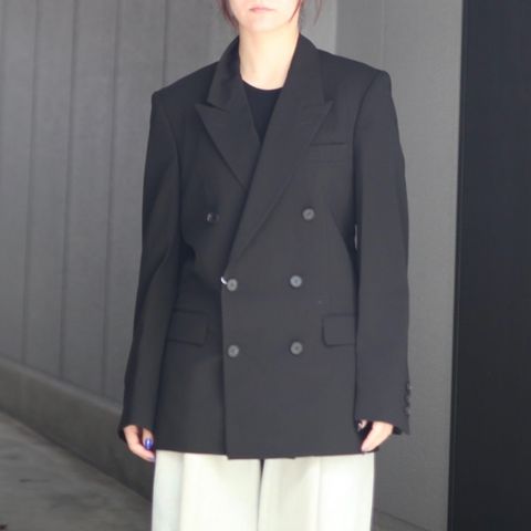 【残り一点】Cotton Wool Soft Double-Breasted Jacket
