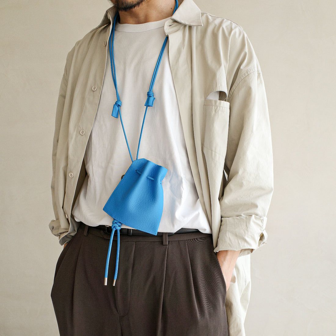 【残り一点】Herrie Kinchaku Pouch_XXS(DIPLO SKY)