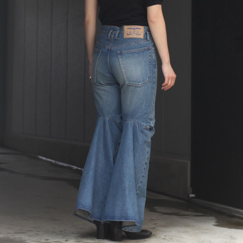【残り一点】Washed Ordinary City Curtain Legs