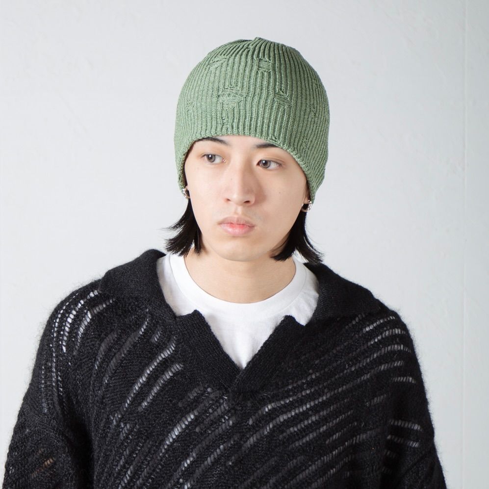 【残り一点】Damage Summer Knit Beanie