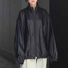 【残りわずか】Sheep Leather Stand Collar Jacket