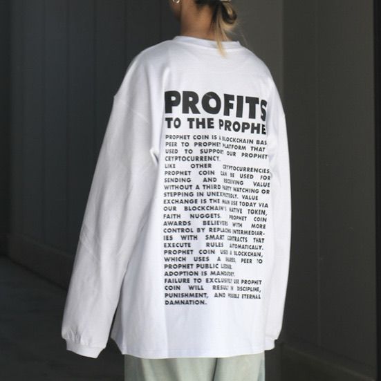 【残りわずか】Prophet Coin L/S Tee