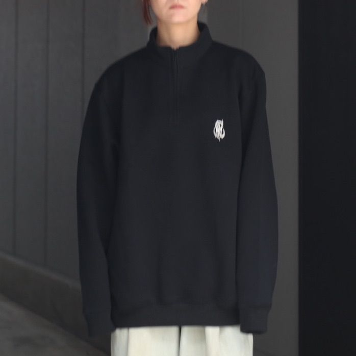 【残り一点】High Gauge Double Knit Half Zip SW