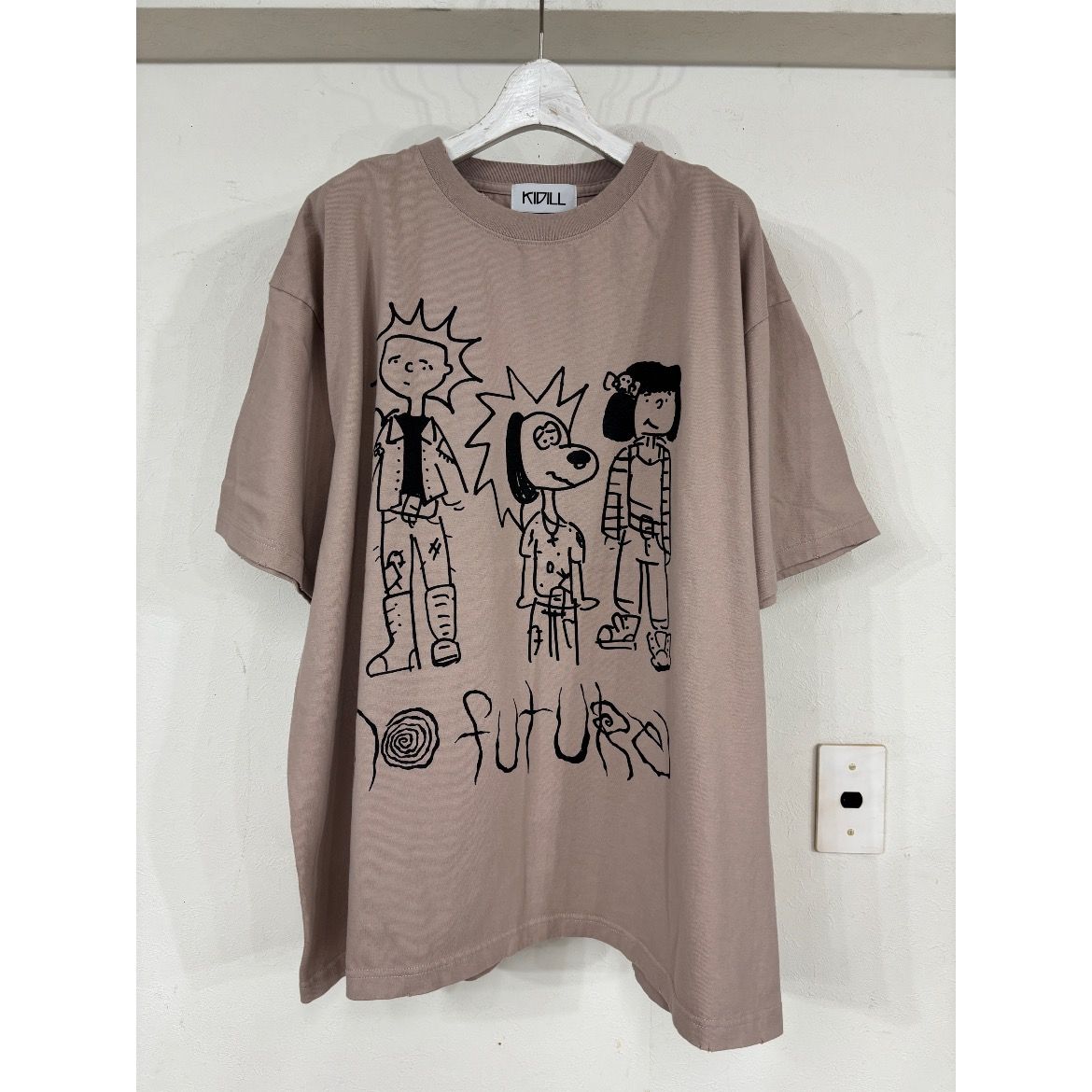 KIDILL キディル　ホラーパッチミリタリーシャツ　17aw KIDILL キディル ホラーパッチミリタリーシャツ 17aw