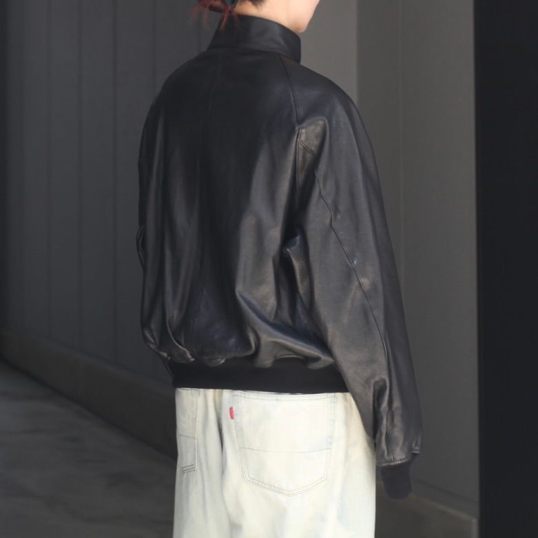 【残りわずか】Lamb Leather Weekend Jacket