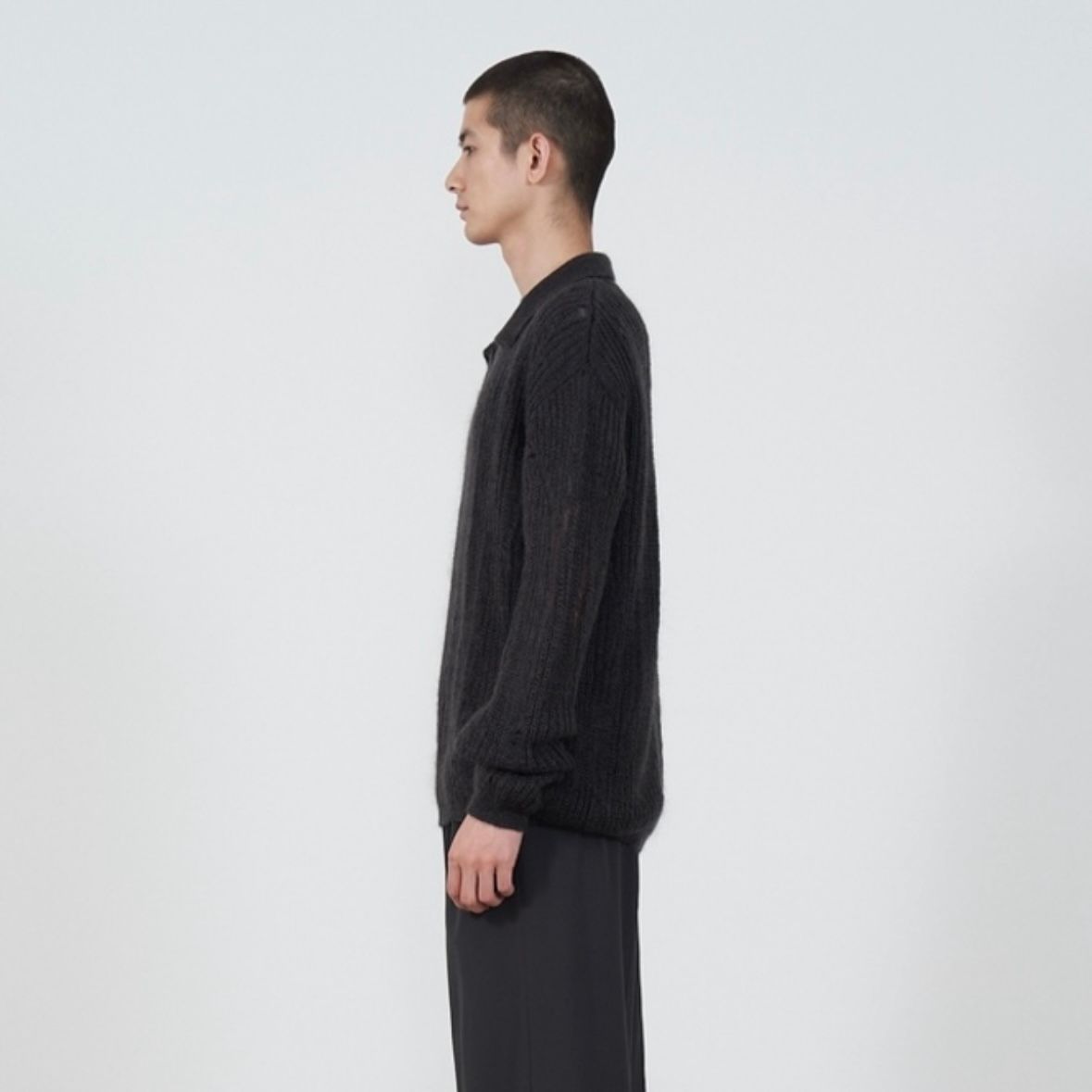 YOKE(ヨーク) STILL BORDER MOHAIR LONG STOLE YOKE/ヨーク/STILL BORDER MOHAIR LONG STOLE | GARDEN