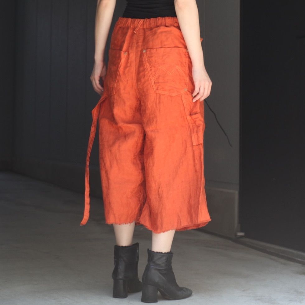 【残り一点】Easy Work Short With Garment Dyed (ITALIAN AIRFORCE TABLE CLOTH)