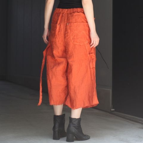 【残り一点】Easy Work Short With Garment Dyed (ITALIAN AIRFORCE TABLE CLOTH)
