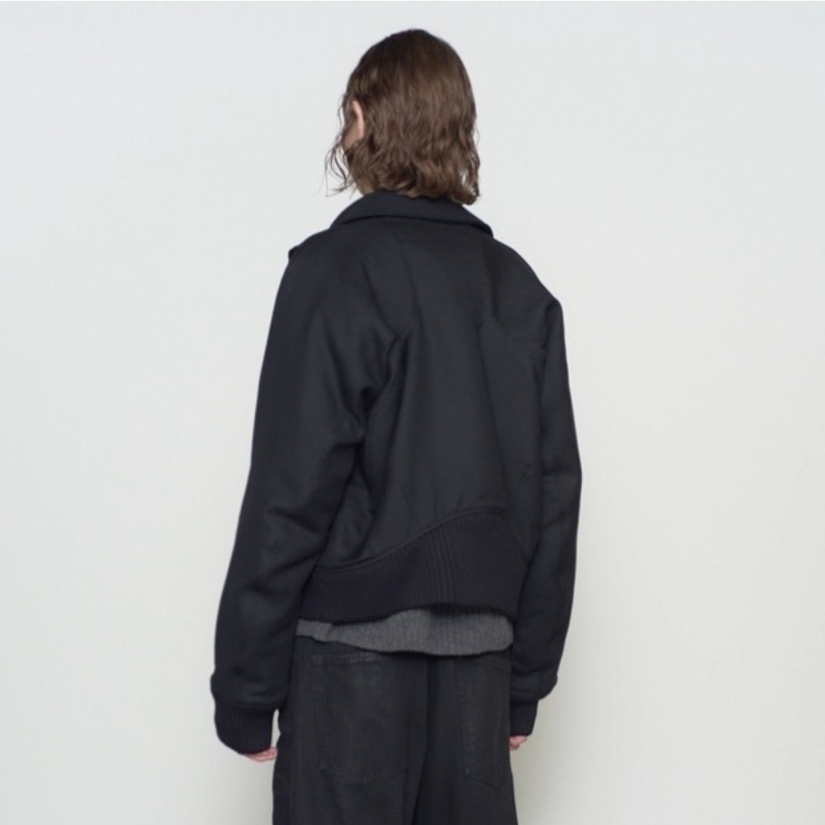 【残り一点】Zip Up Padded Short Bomber Jacket
