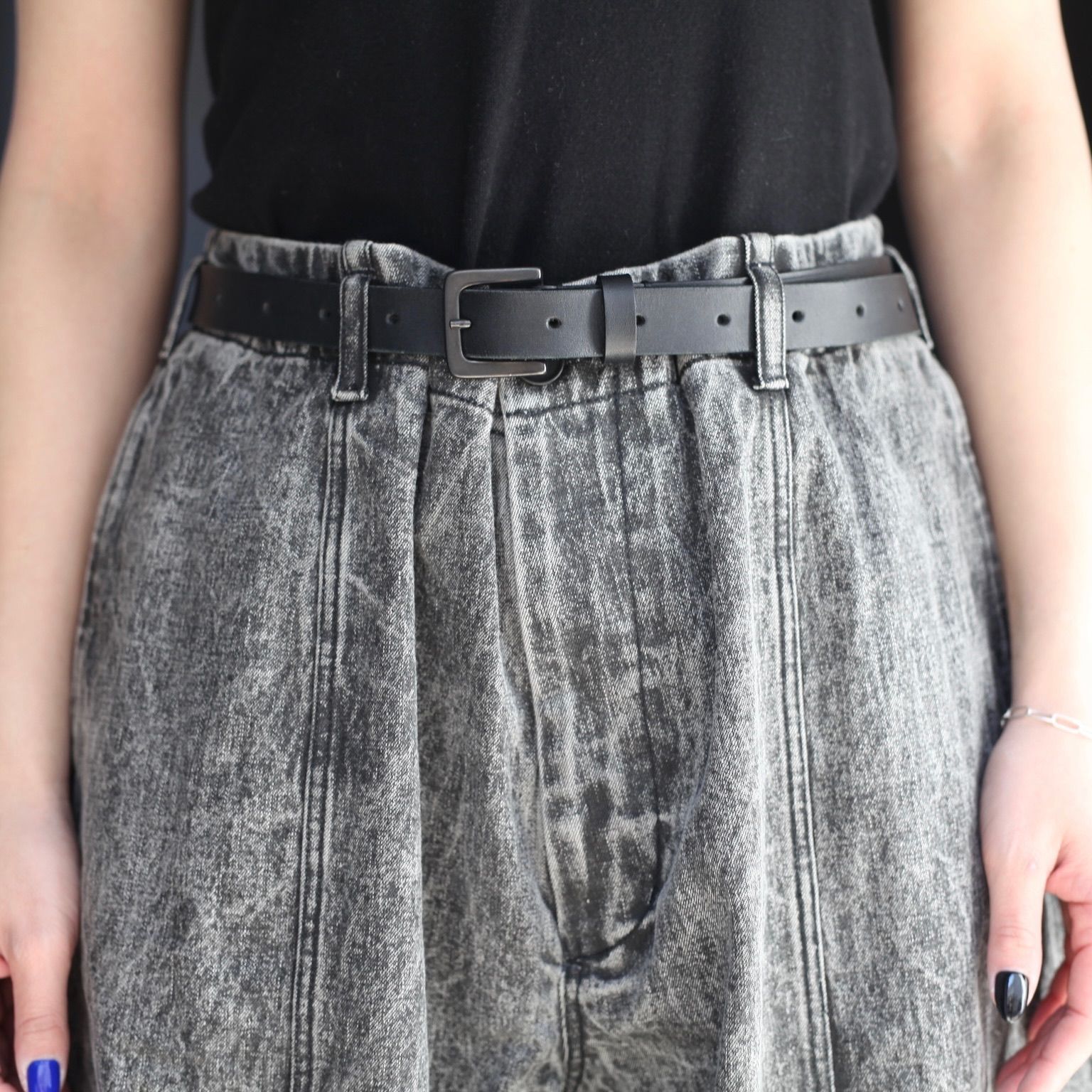 【残り一点】ピグメントプリントデニムカーゴパンツ