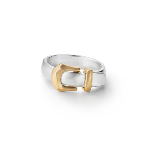 【お取り寄せ注文可能】Buckle Ring_S(SILVER×GOLD)