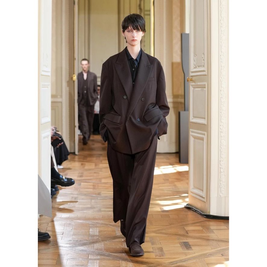 【残り一点】Easy Wide Trousers(2/60 WOOL GABARDINE)