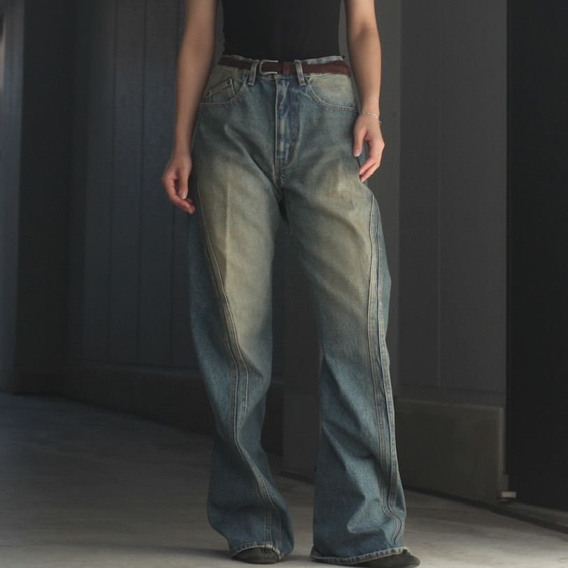 【残りわずか】3D Twisted Jeans