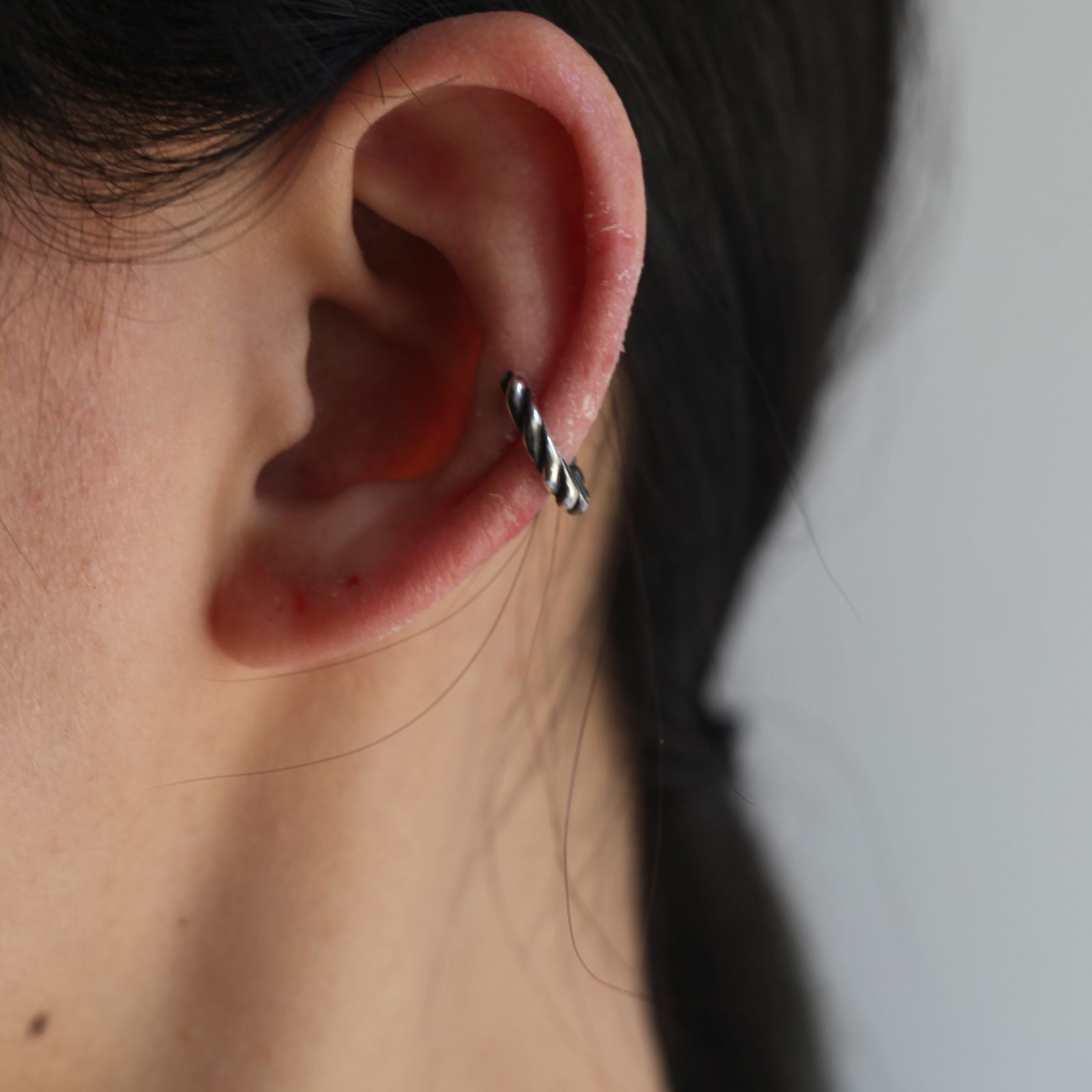 【お取り寄せ注文可能】Press Earcuff_SET 片耳用(SILVER）