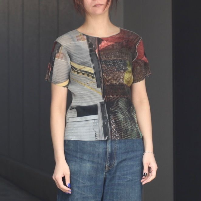 【残り一点】Sheer Graphic Top