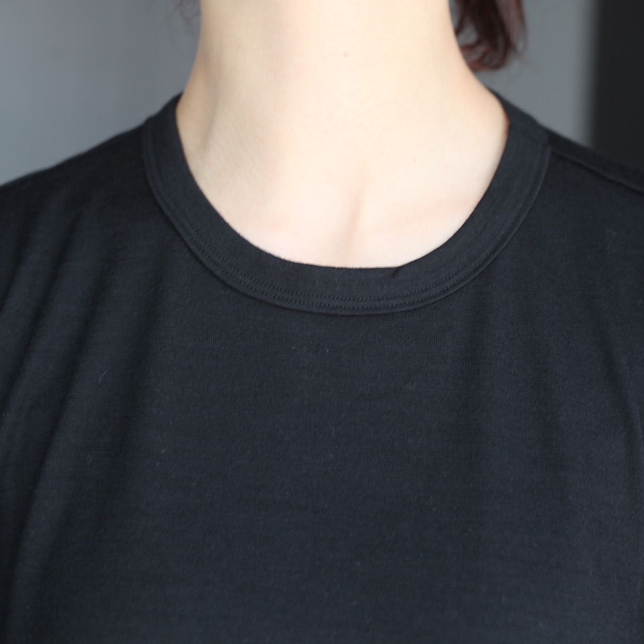 【残り一点】オーバーサイズリラックスウールL/S TEE