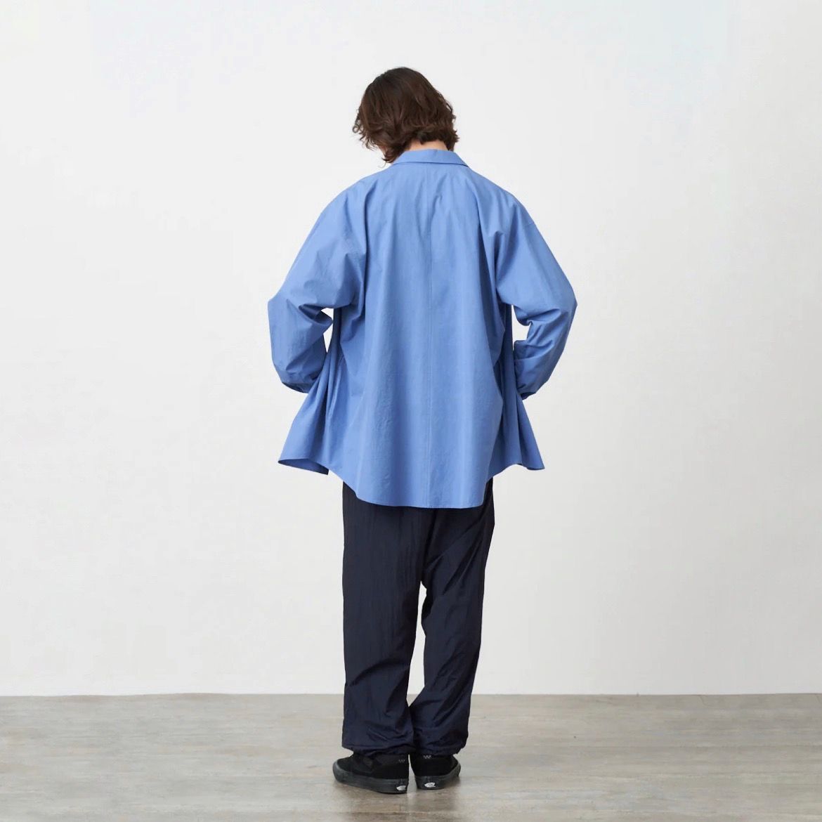 ATON - 【残りわずか】Shrink Broad Oversized Shirt | ACRMTSM ONLINE