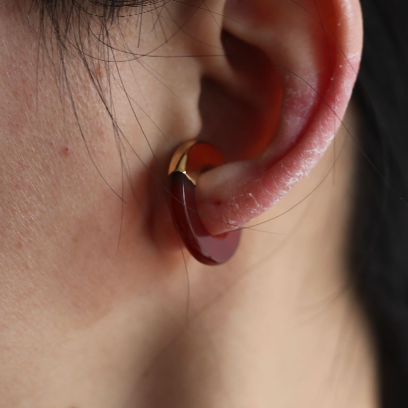 米津玄師着用 PREEK AGATE UKISHIMA EAR CUFF アクセサリー ピアス