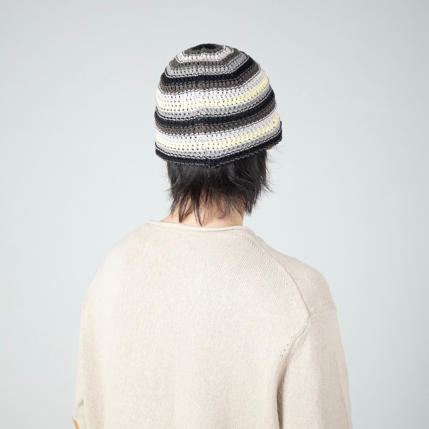 【残り一点】Multi Border Knit Hat