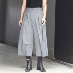 【残り一点】ウォッシャブルツイルワイドパンツ