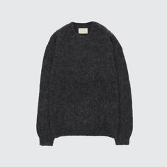【残り一点】3color Mix Baby Alpaca Crewneck Sweater