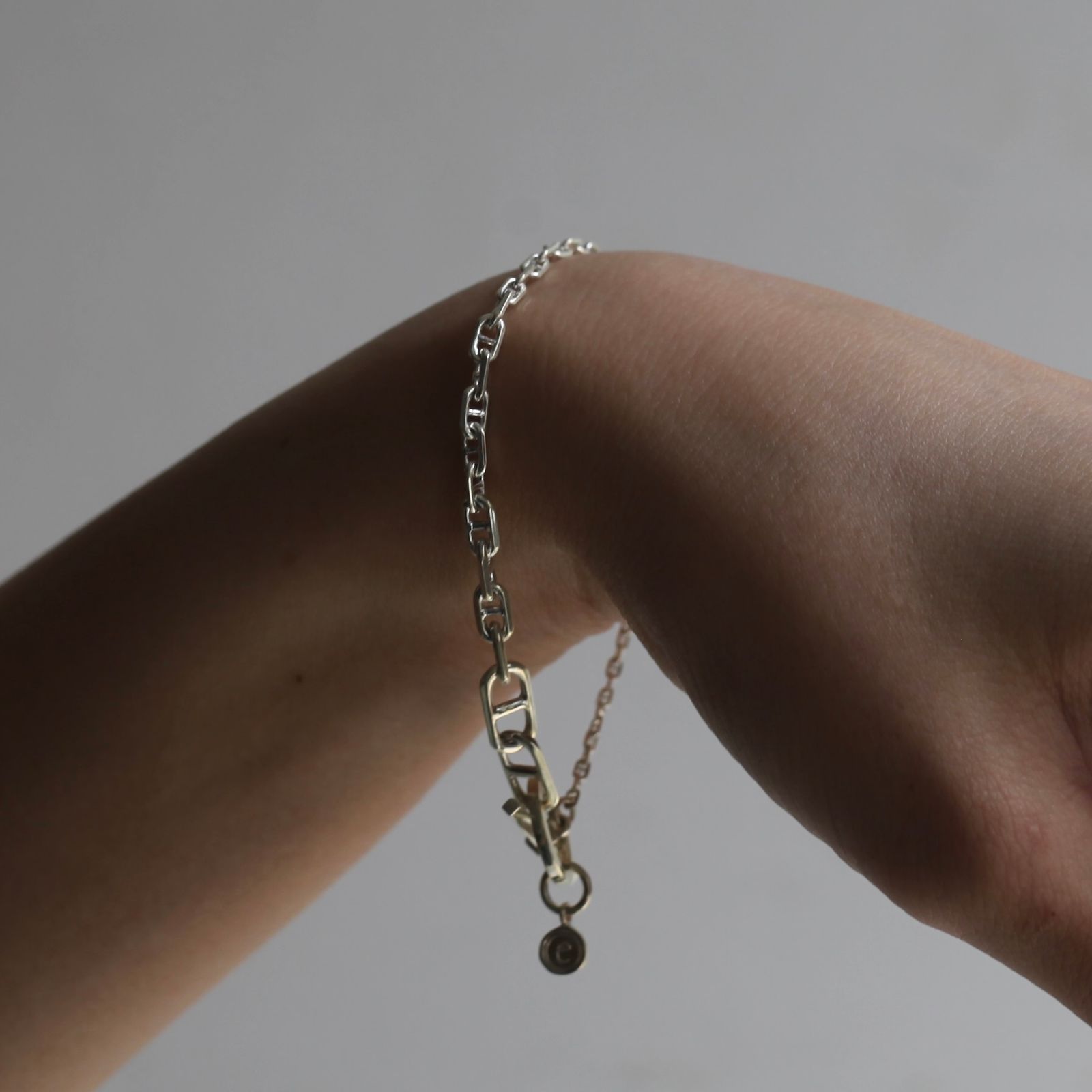 【残り一点】Gradient Anchor Chain Bracelet T-BAR