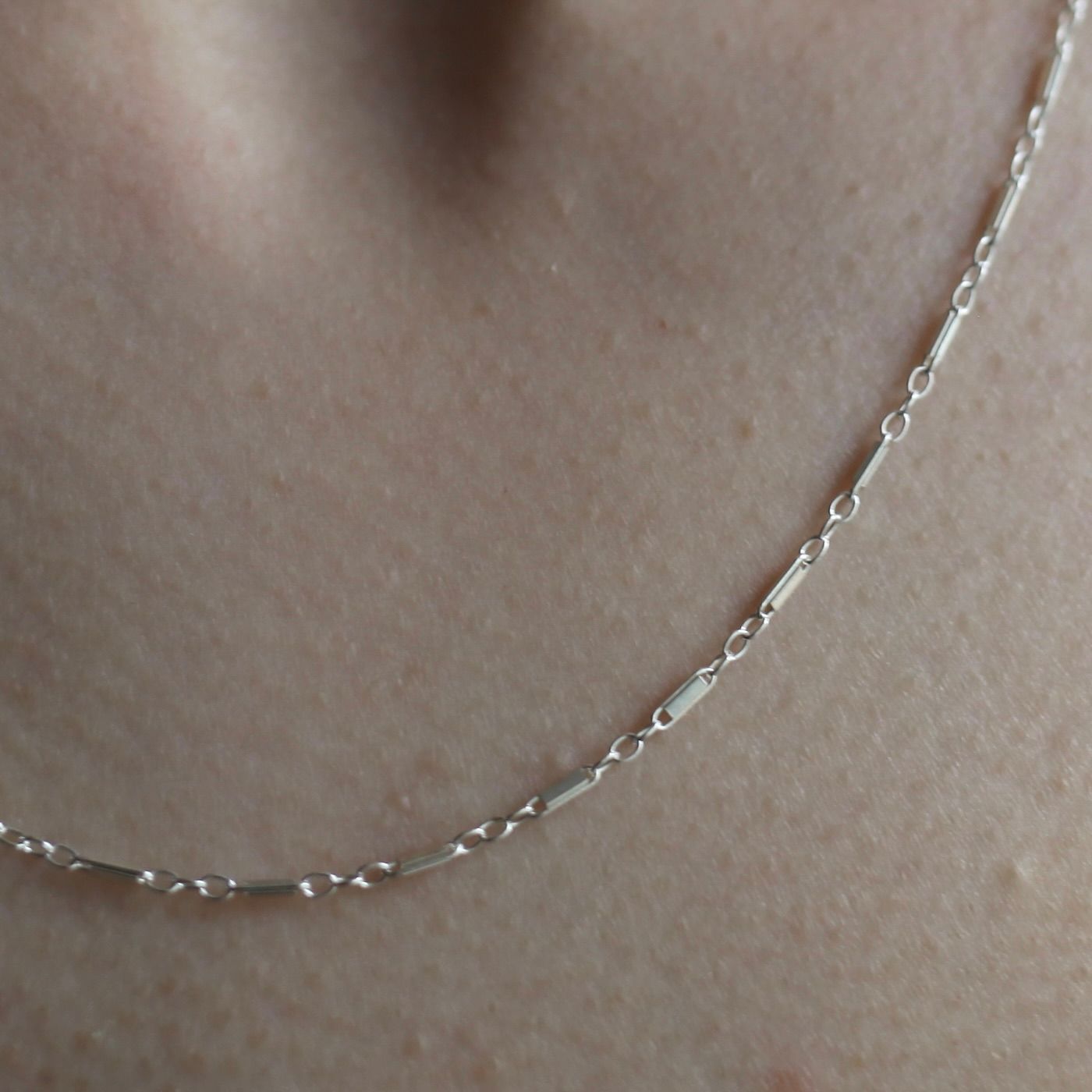 【残り一点】Bar&Link Chain Necklace