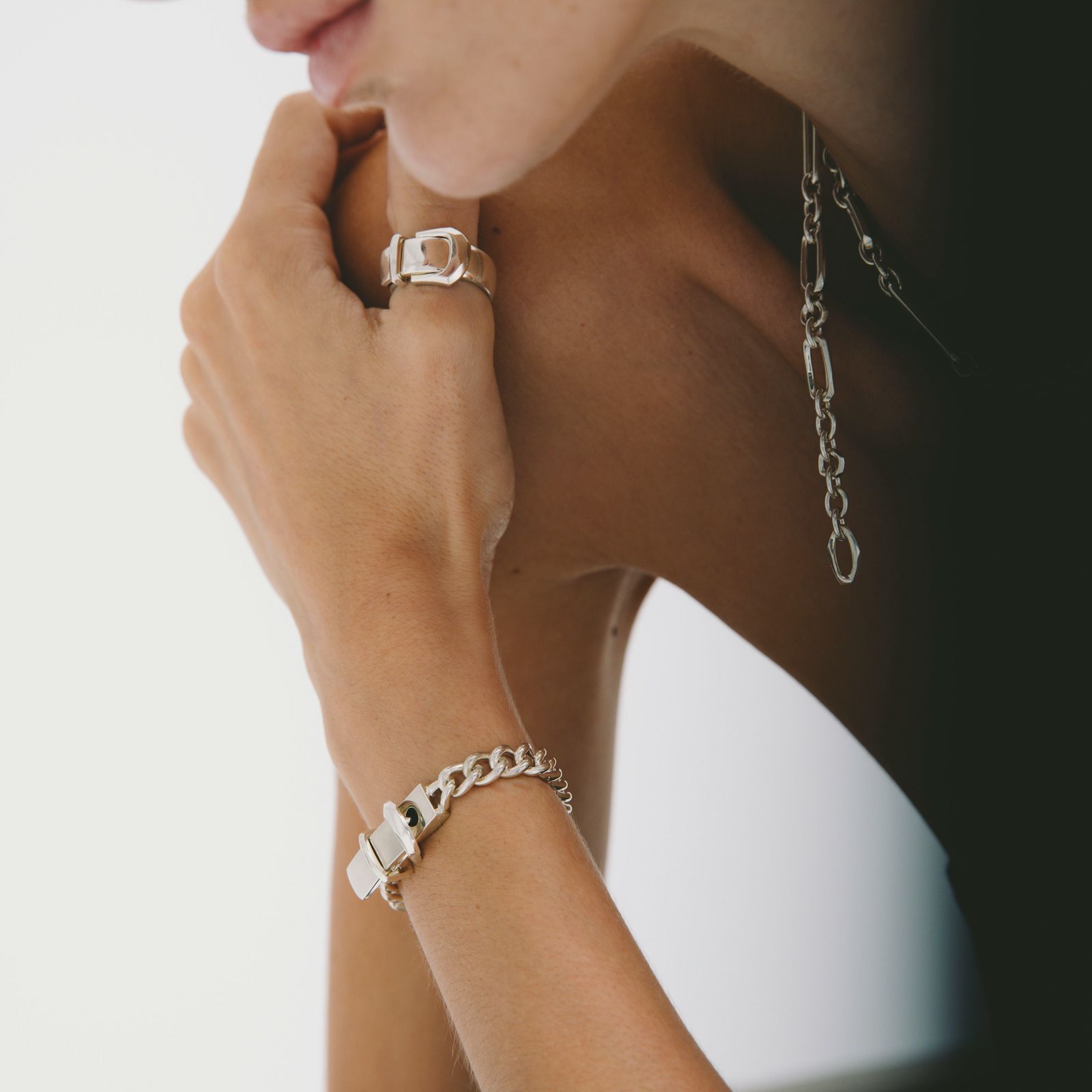 【お取り寄せ注文可能】Buckle Bracelet(SILVER)