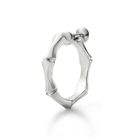 【お取り寄せ注文可能】Crockery Bamboo Earring_L(SILVER)