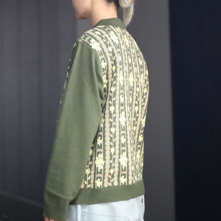 ttt_msw / Flower Jacquard knit vest - ニット/セーター