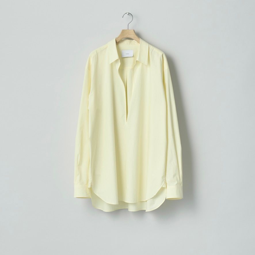【残りわずか】Suvin Cotton Oversized Skipper Shirt