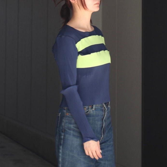 【残り一点】Tiny Border Top