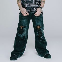 【残り一点】Suicide Studs Wide Denim Pants
