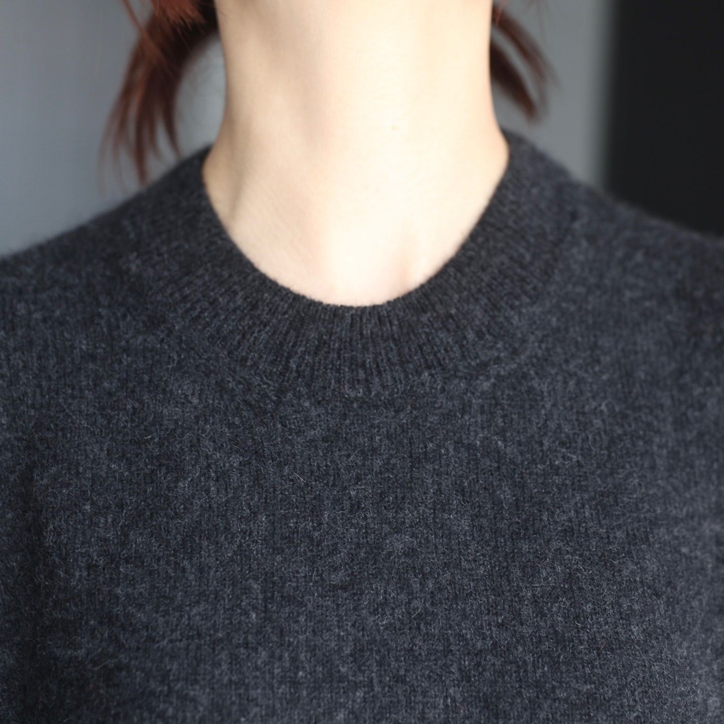 【残り一点】Cashmere Wholegarment Crewneck Sweater