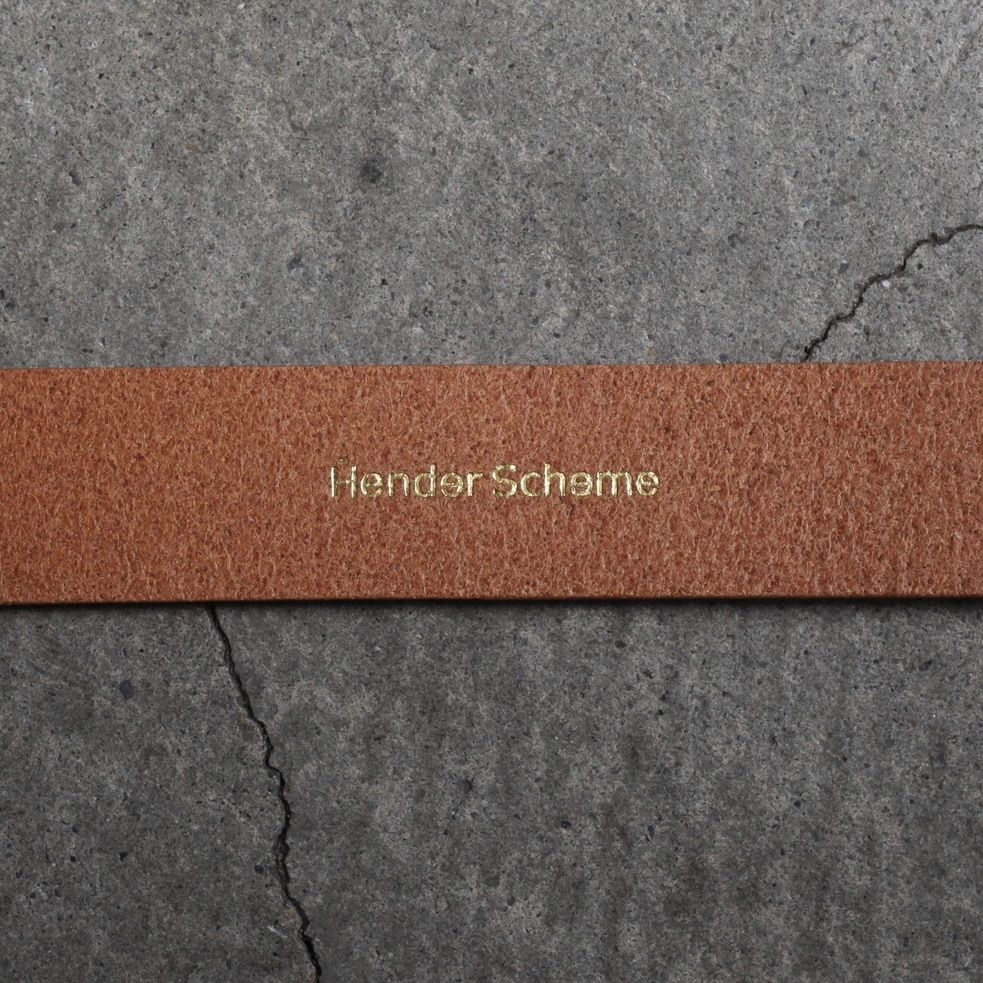 Hender Scheme - 【残りわずか】Rectangle Belt(TAN) | ACRMTSM Hender Scheme - 【残りわずか】Rectangle Belt(TAN) | ACRMTSM