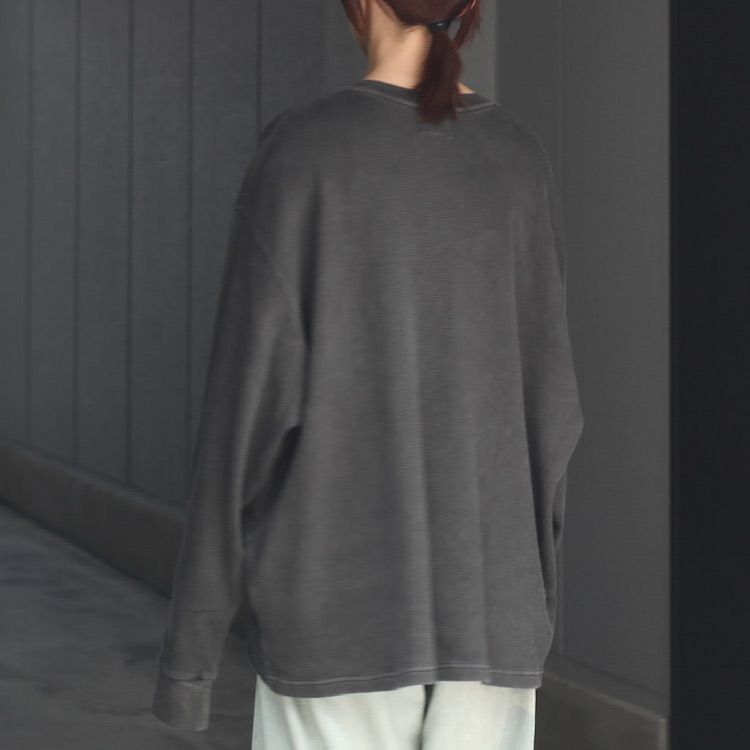 【残り一点】18G Garment Dye Waffle