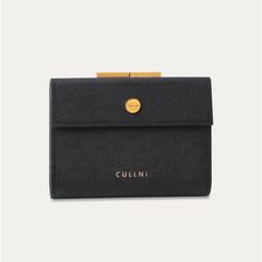 【残り一点】Leather Flap Mini Wallet with A Clasp