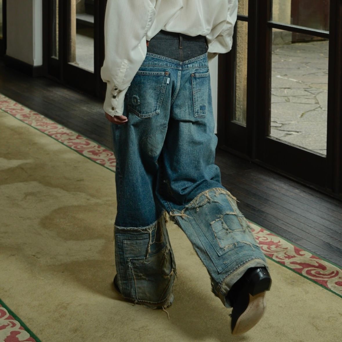 【残り一点】Stratum Denim Pants Wide Cut