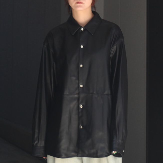 【残りわずか】Leather Shirts Jacket