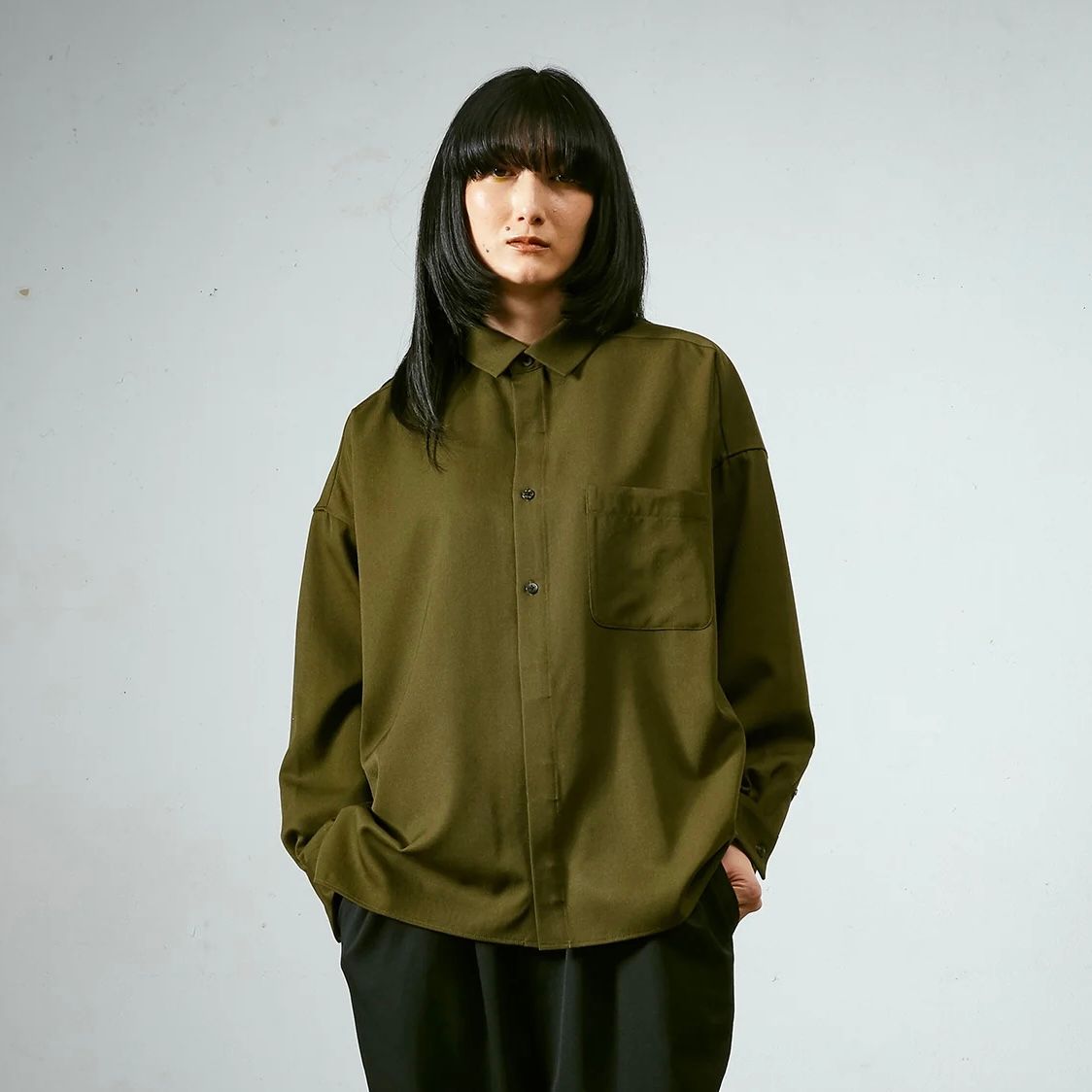 【残り一点】よそいきワイドBOXシャツ
