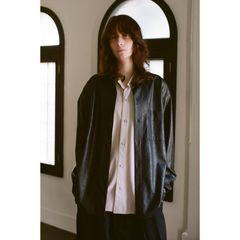 【残り一点】Shadow Black Regular Collar Shirt