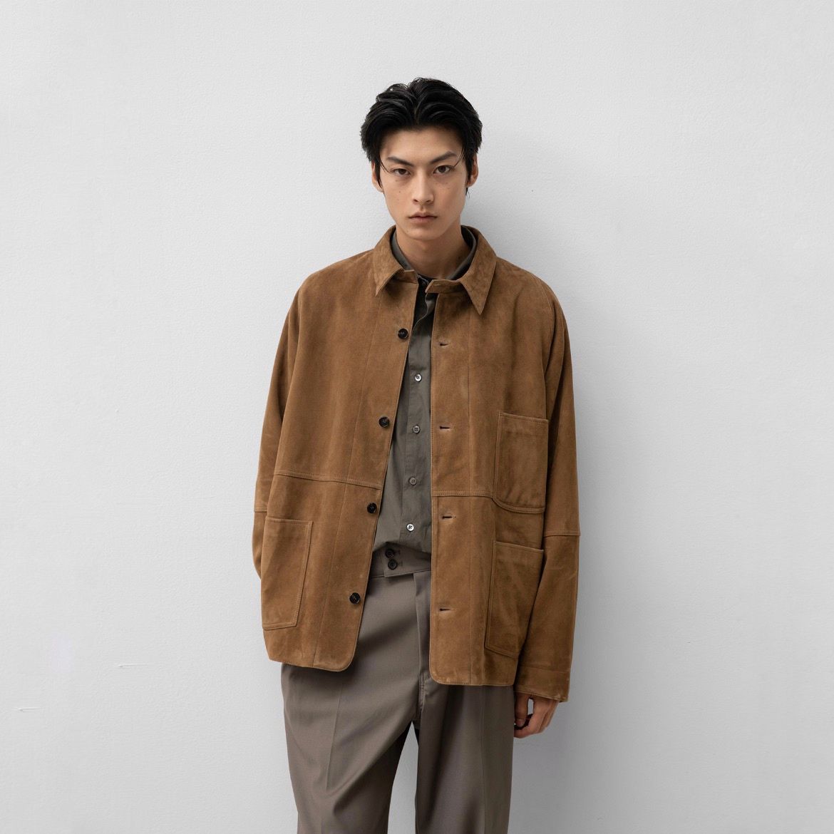 ANOTHER OFFICE - 【残り一点】Leather Coverall Jacket
