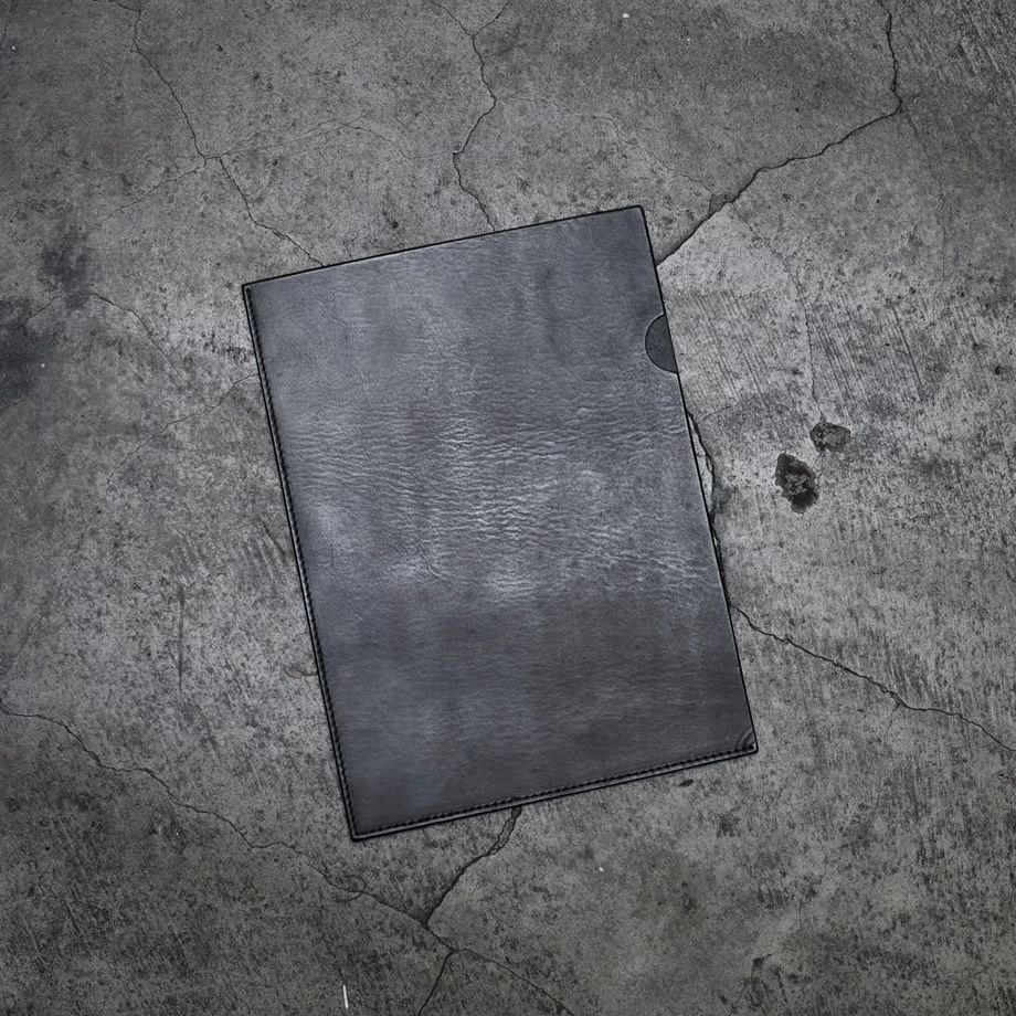 【お取り寄せ注文可能】Leather Clear File A4