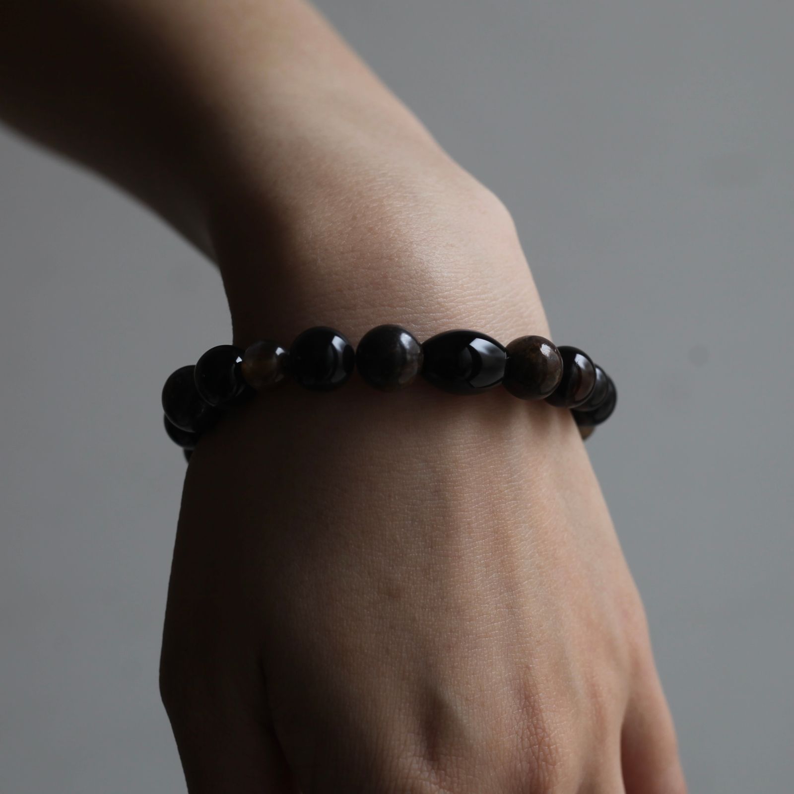 【残りわずか】Single Juzu Bracelet(GOLD×BROWN)