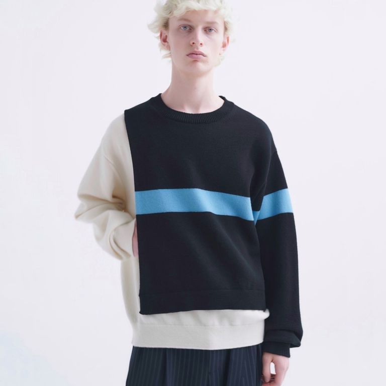 CULLNI - 【残り一点】Layerd Pullover Knit | ACRMTSM ONLINE STORE