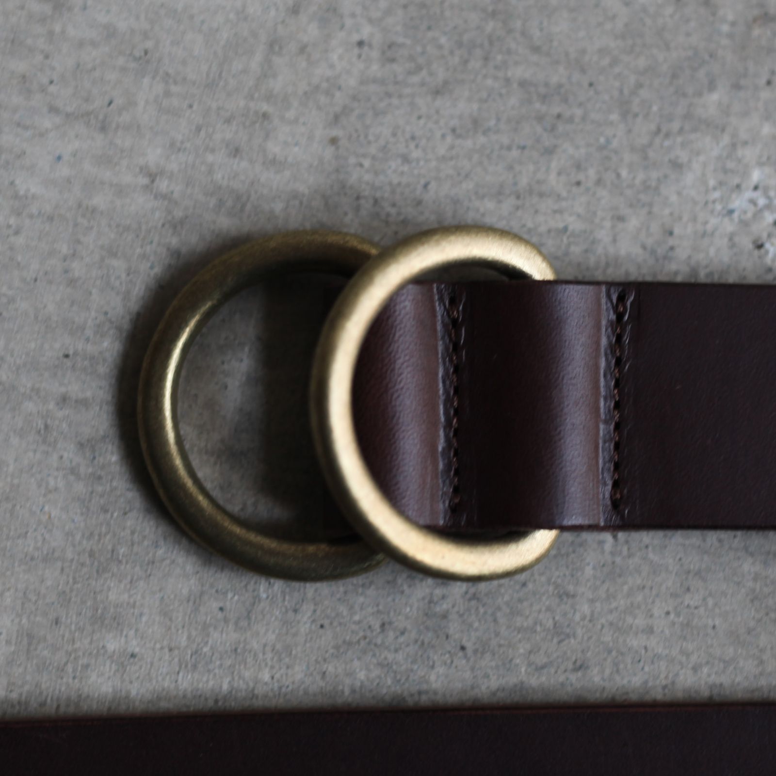 YOKO SAKAMOTO - 【再販売通知受付可能】Ring Belt Wide(BROWN