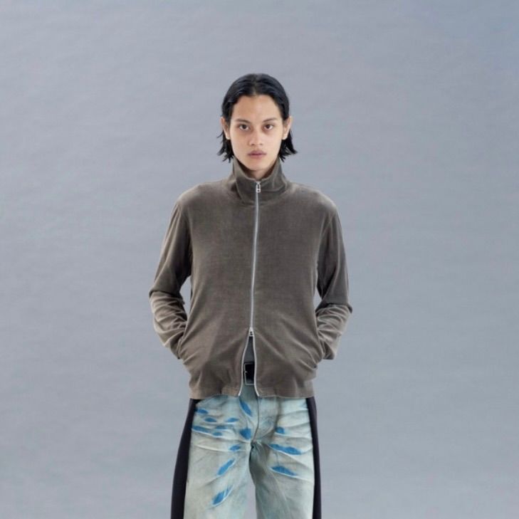 【残り一点】Velour Zip Up Track Top