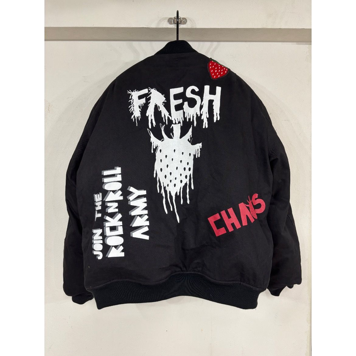 KIDILL ブラック MA-1ジャケットXXX KIDILL - 【残り一点】Fresh Anarchy MA-1 Jacket(FOSTEX