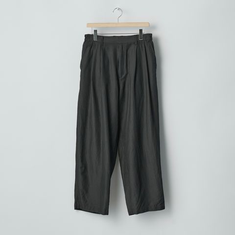 【残りわずか】Wool/Silk Wide Easy Trousers
